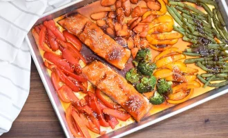 готовая семга в соусе терияки