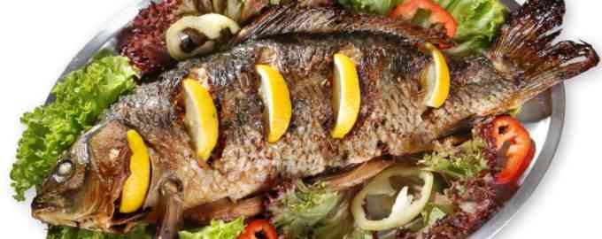 рыба жареная