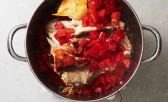 добавляем помидоры