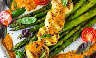 сервированное блюдо