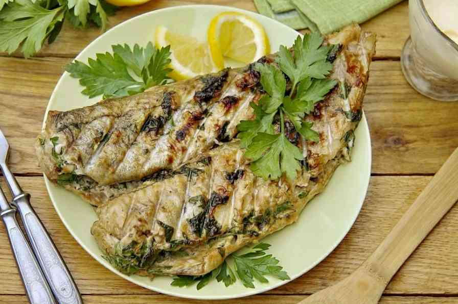 минтай гриль 