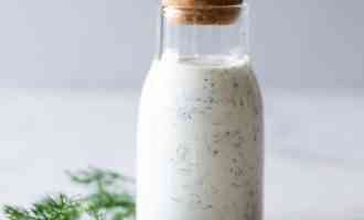 сливочная заправка с укропом