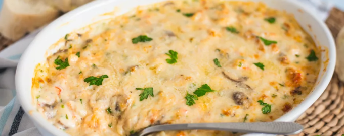 сервированное блюдо