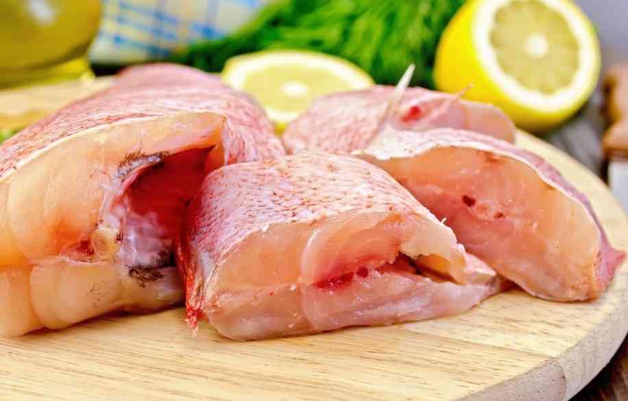 стейки окуня 