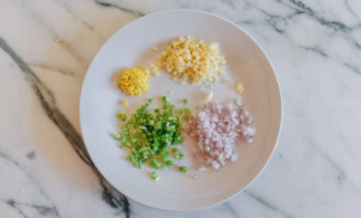 порезанные овощи