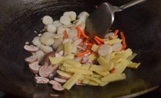 добавляем овощи