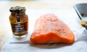 ингредиенты для лосося в горчином соусе