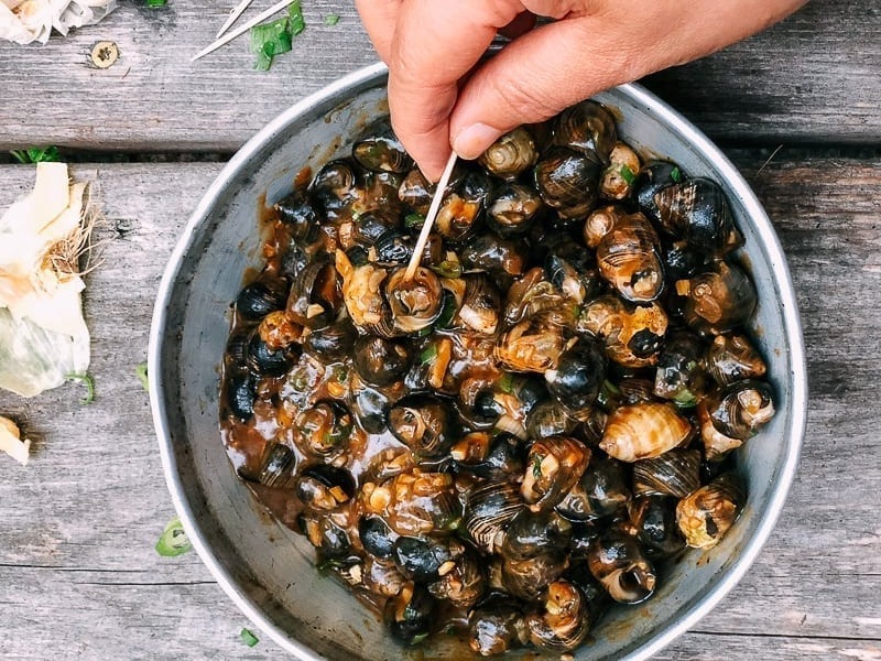 как правильно есть улиток