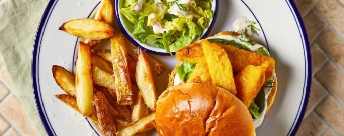 готовые рыбные бургеры