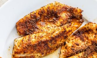 запеченная тилапии