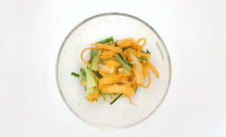 слайсы из овощей