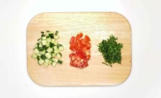 нарезаем овощи