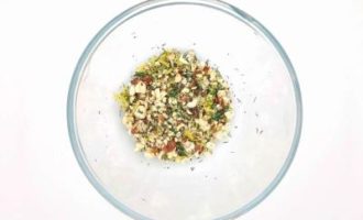 смешиваем орех с цедрой