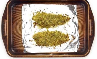 запекаем минтая