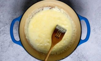 добавляем сливки