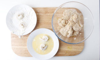 делаем панировку ддля креветок