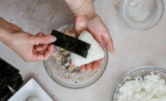 оборачиваем нори