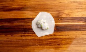 выкладываем начинку