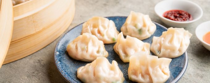 пельмени с креветками