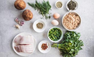 ингредиенты для котлет с манкой