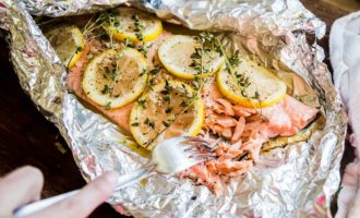 запеченная семга