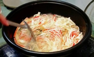 выкладываем порцию полосок