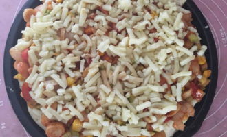 выкладываем начинку