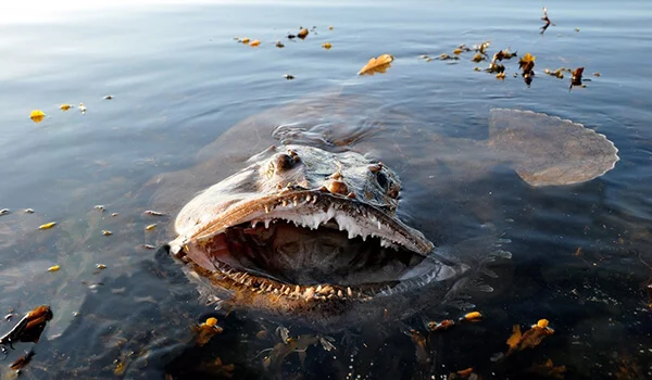 Фото: Морской черт в воде